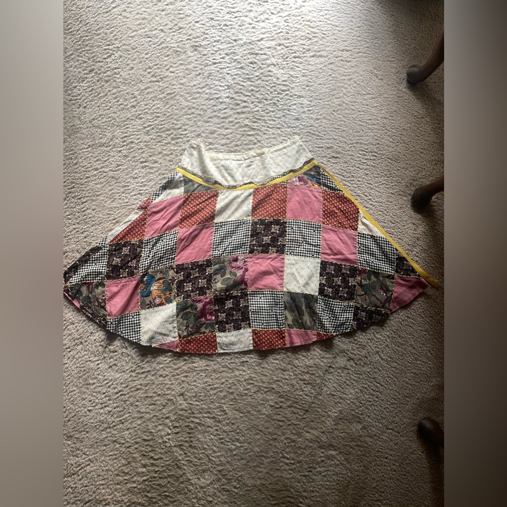 FREE PEOPLE barely worn multi colored skirt